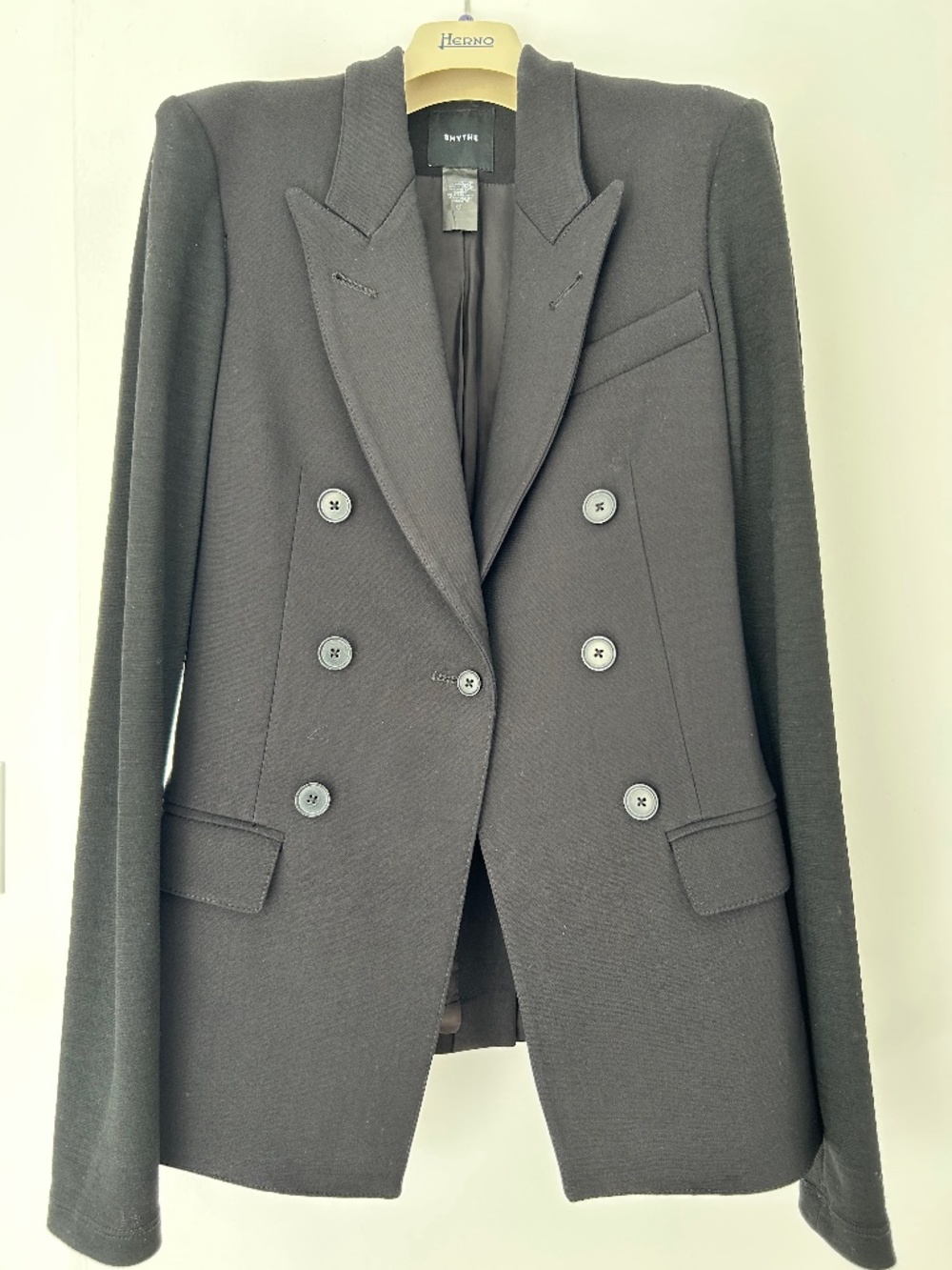 SMYTHE, JACKET SIZE 4, BLACK
